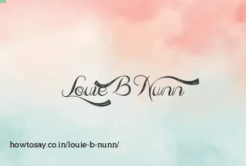 Louie B Nunn