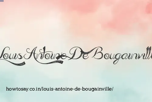 Louis Antoine De Bougainville