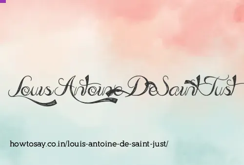 Louis Antoine De Saint Just