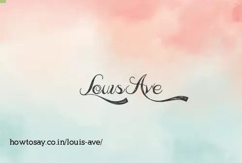 Louis Ave