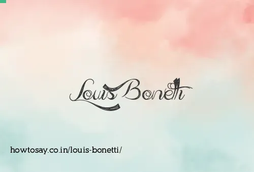 Louis Bonetti