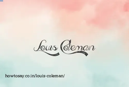 Louis Coleman