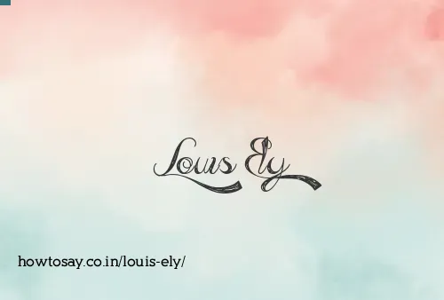 Louis Ely