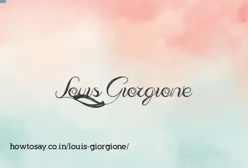 Louis Giorgione