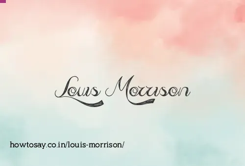 Louis Morrison