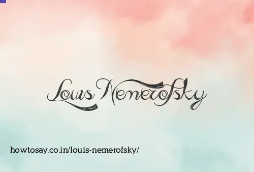 Louis Nemerofsky