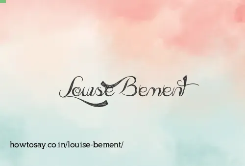 Louise Bement