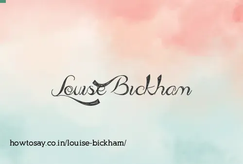 Louise Bickham