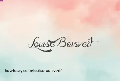Louise Boisvert