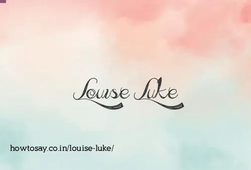 Louise Luke