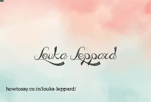 Louka Leppard
