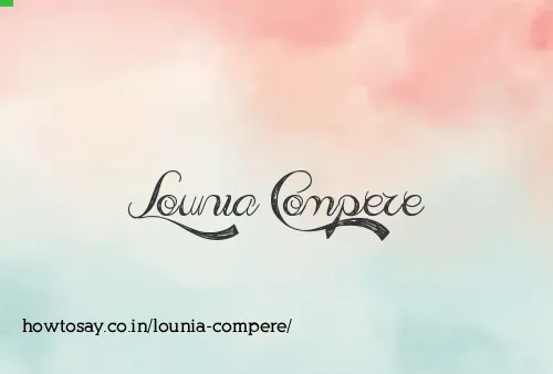 Lounia Compere
