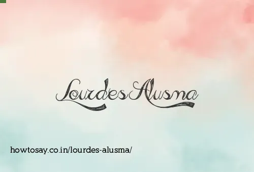 Lourdes Alusma