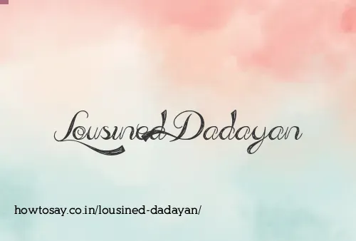 Lousined Dadayan