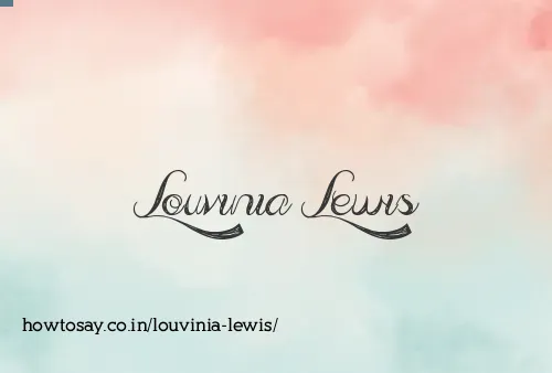 Louvinia Lewis