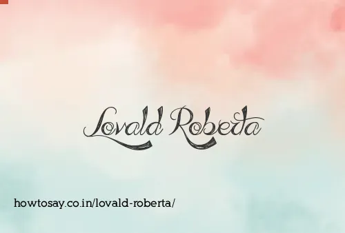 Lovald Roberta