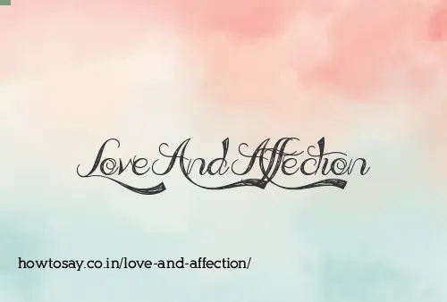 Love And Affection