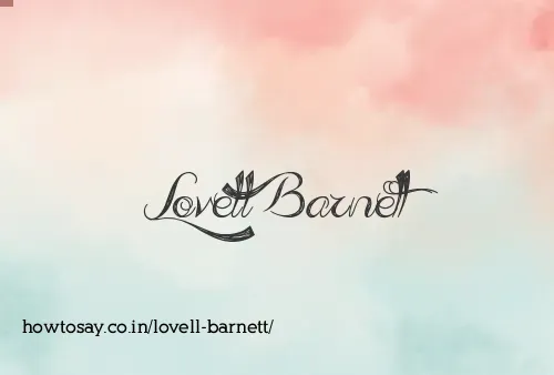 Lovell Barnett