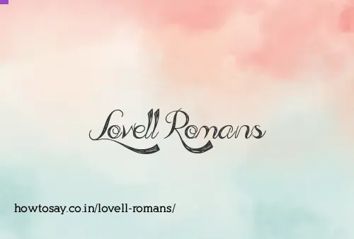 Lovell Romans