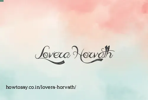 Lovera Horvath