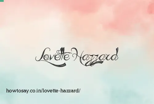 Lovette Hazzard