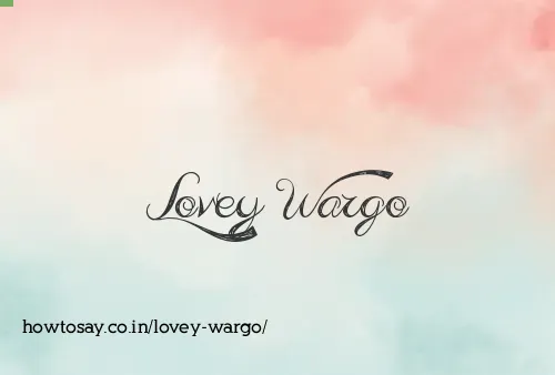 Lovey Wargo