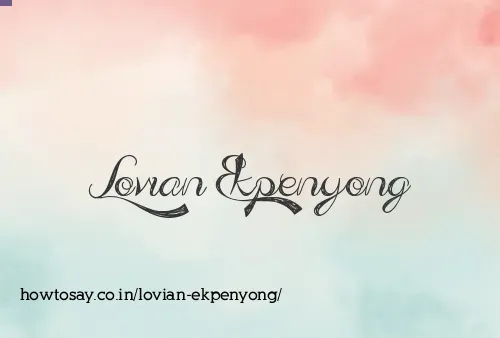 Lovian Ekpenyong