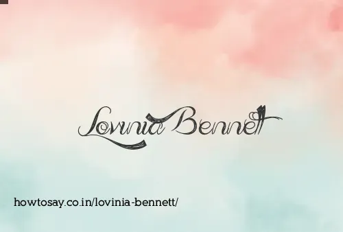 Lovinia Bennett