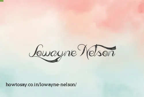 Lowayne Nelson