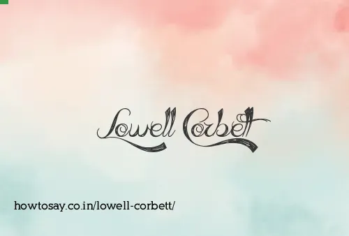 Lowell Corbett