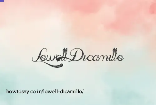 Lowell Dicamillo