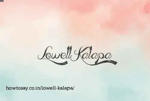 Lowell Kalapa