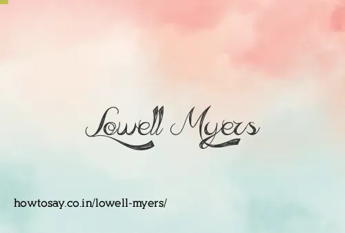 Lowell Myers