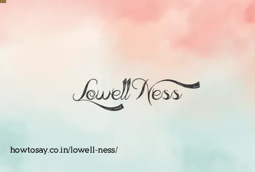 Lowell Ness
