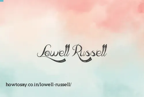 Lowell Russell