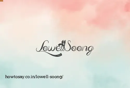 Lowell Soong