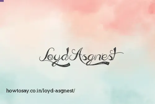 Loyd Asgnest