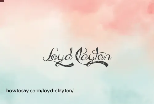 Loyd Clayton