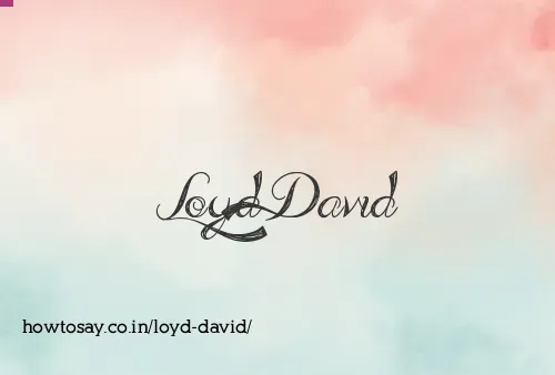 Loyd David