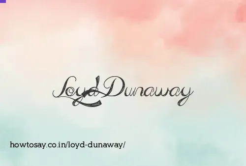 Loyd Dunaway