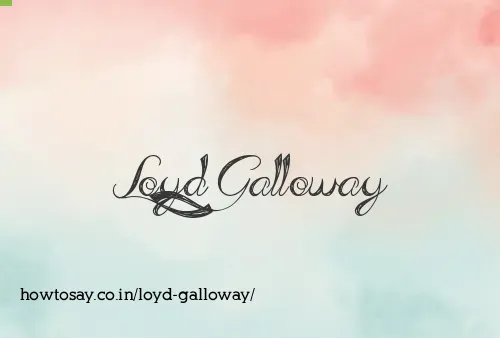 Loyd Galloway