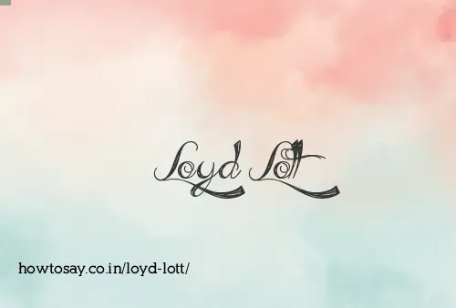 Loyd Lott