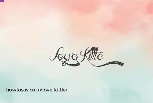 Loye Kittle
