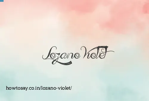 Lozano Violet