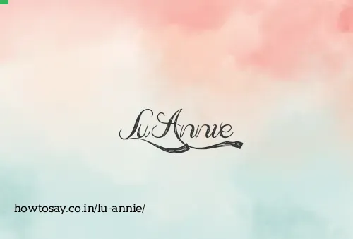 Lu Annie