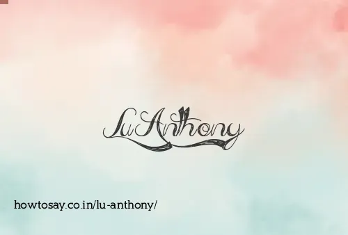 Lu Anthony