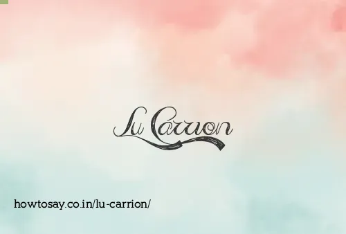 Lu Carrion