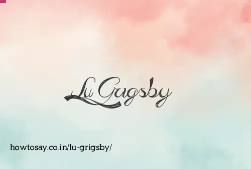 Lu Grigsby