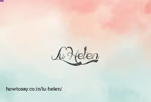 Lu Helen