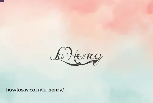 Lu Henry